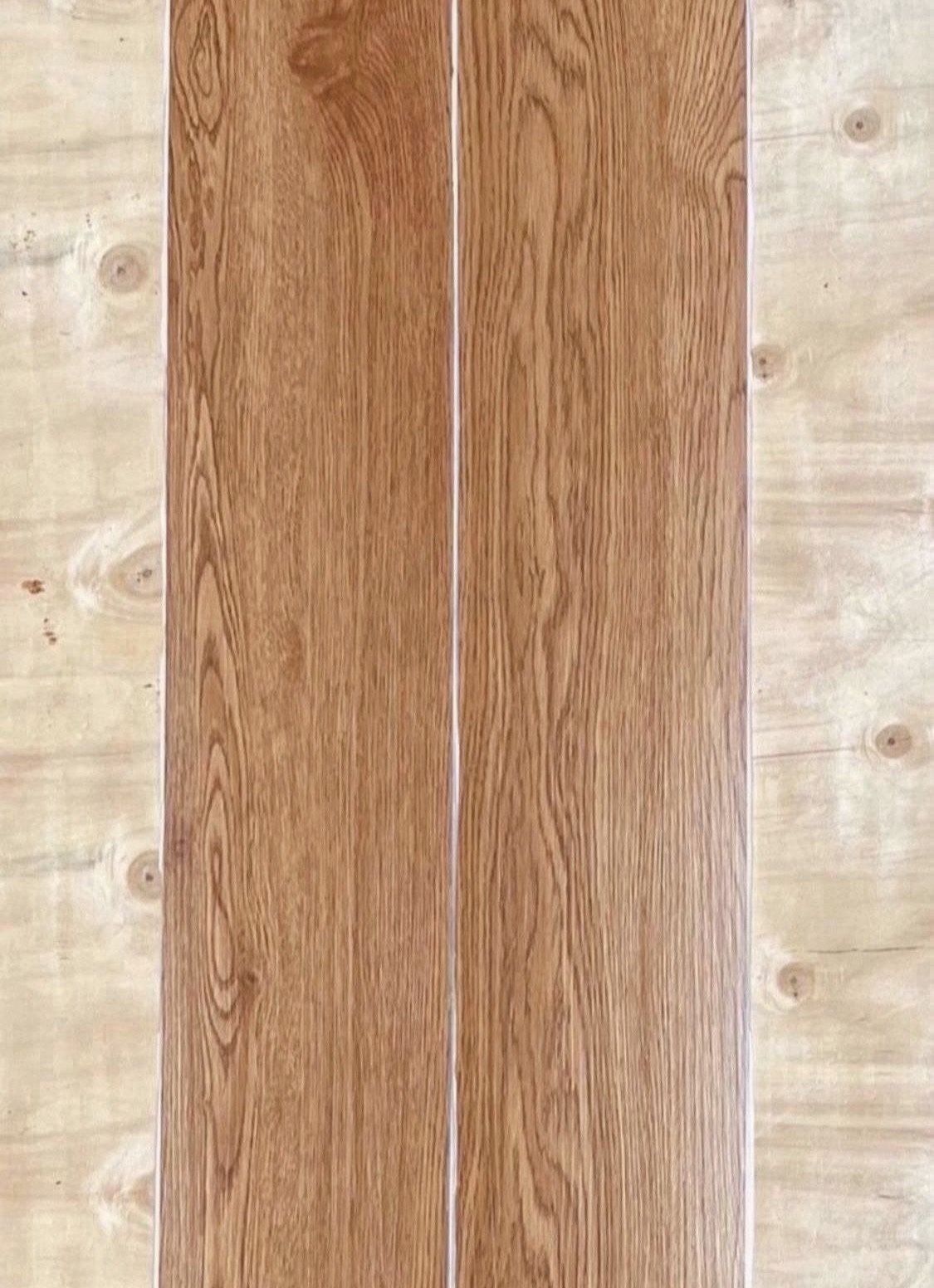 Honey Oak 6 in. × 36 in. Peel and Stick Vinyl Plank
