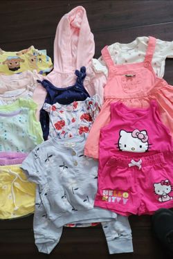 Girls toddler clothes size: 18 months (33 PCs) bundle