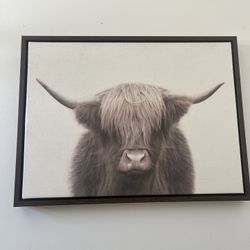 Highland Cow Art Frame 