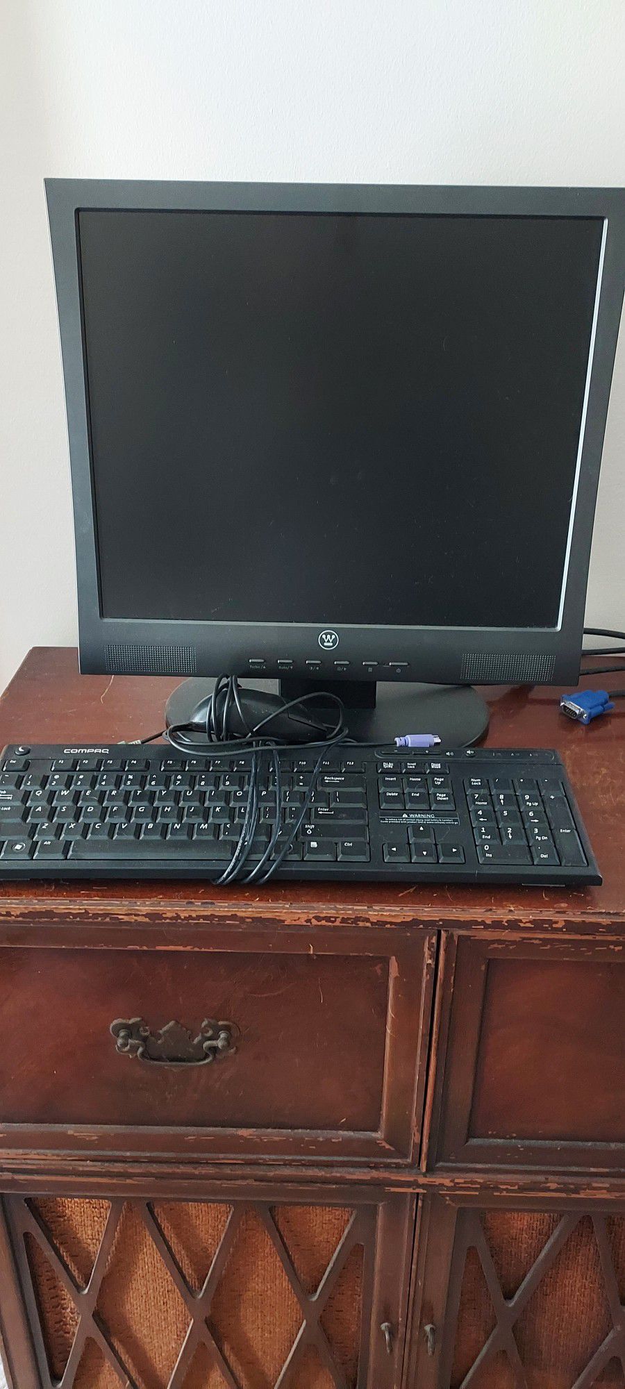 Computer Monitor,keyboard,mouse