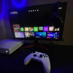 Xbox One S Gaming Setup 