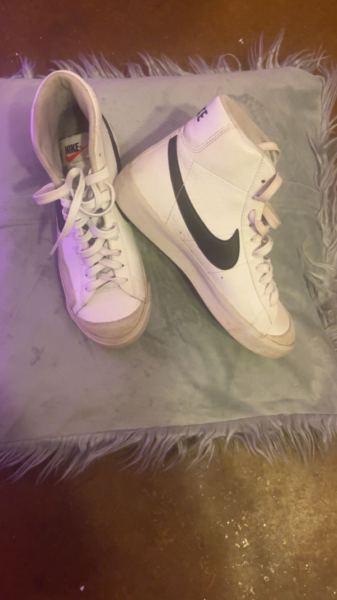 Nike Blazers, Not Too Dirty But Could Use A Cleaning Big Kids 5.5