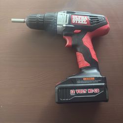 Ultra Steel 12V Cordless Drill – Battery Included 