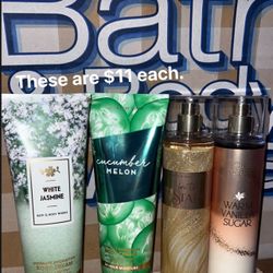 Bath And Body Works Items