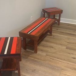 Coffee Table And 2 End Tables 
