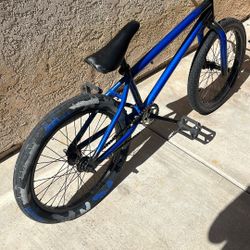 Rear tire is flat Bmx Bike Mountain Bicycle 