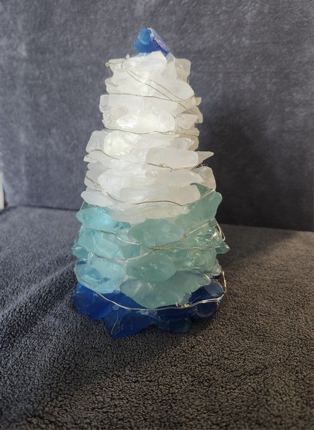 Handmade seaglass Christmas Tree