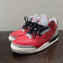 Jordan 3 “Red Cement” size 10