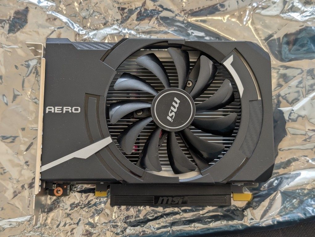 MSI Nvidia GeForce GTX 1050 Aero ITX 2 GB Graphics Card