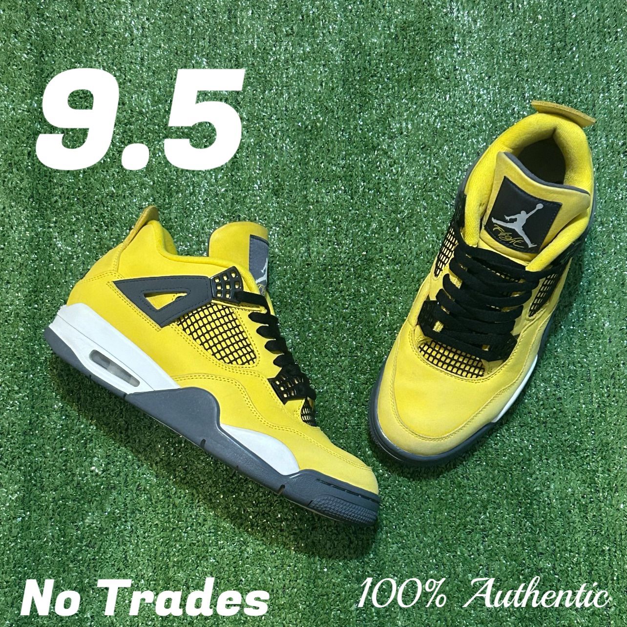 Size 9.5 Air Jordan 4 Retro โLightningโ โก๏ธ