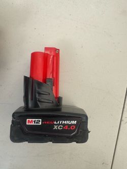 Milwaukee M12 4.0 Battery