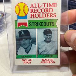 Nolan Ryan Walter Johnson 
