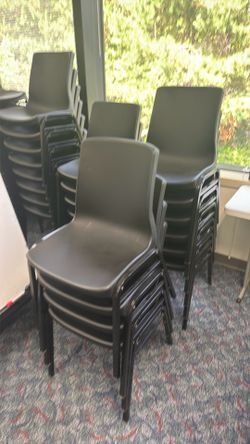 45 Commercial Stackable Chairs – Office, Church, Classroom, Event Seating