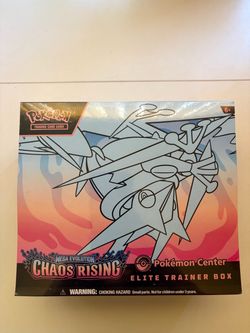 Pokemon Center Chaos Rising Elite Trainer Box