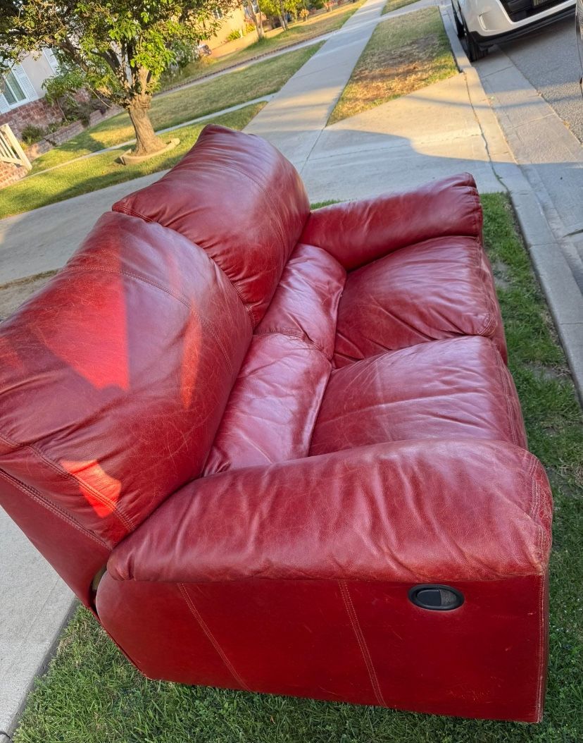 Red Couch Sofa