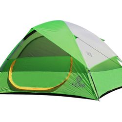 Family Tent for 4, Waterproof with Carry Bag and Repair Kit, Camping,
