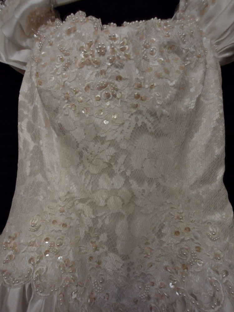 Wedding Dress & Headpiece