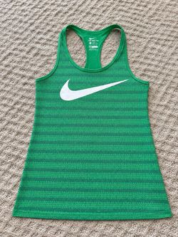 Nike Dri-FIT Green Racerback Workout Tank – XS