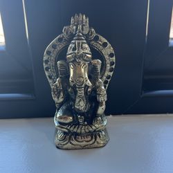 Gold Ganesh Statue