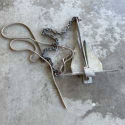 Small, Boat Anchor galvanized steel