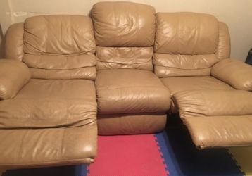 3 Seat Couch With 2 Reclining Seats