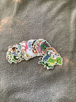 Dinosaur Water bottle Stickers
