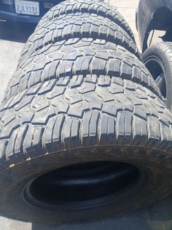 LT295/70R18 Yokohama Geolander X-AT Tires (4)