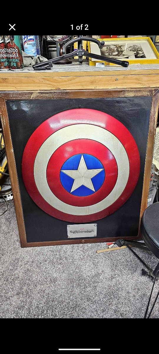 King Arts Captain America Shield Wall Mount*READ*