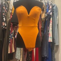 Heart Shaped Strapless Body Suit
