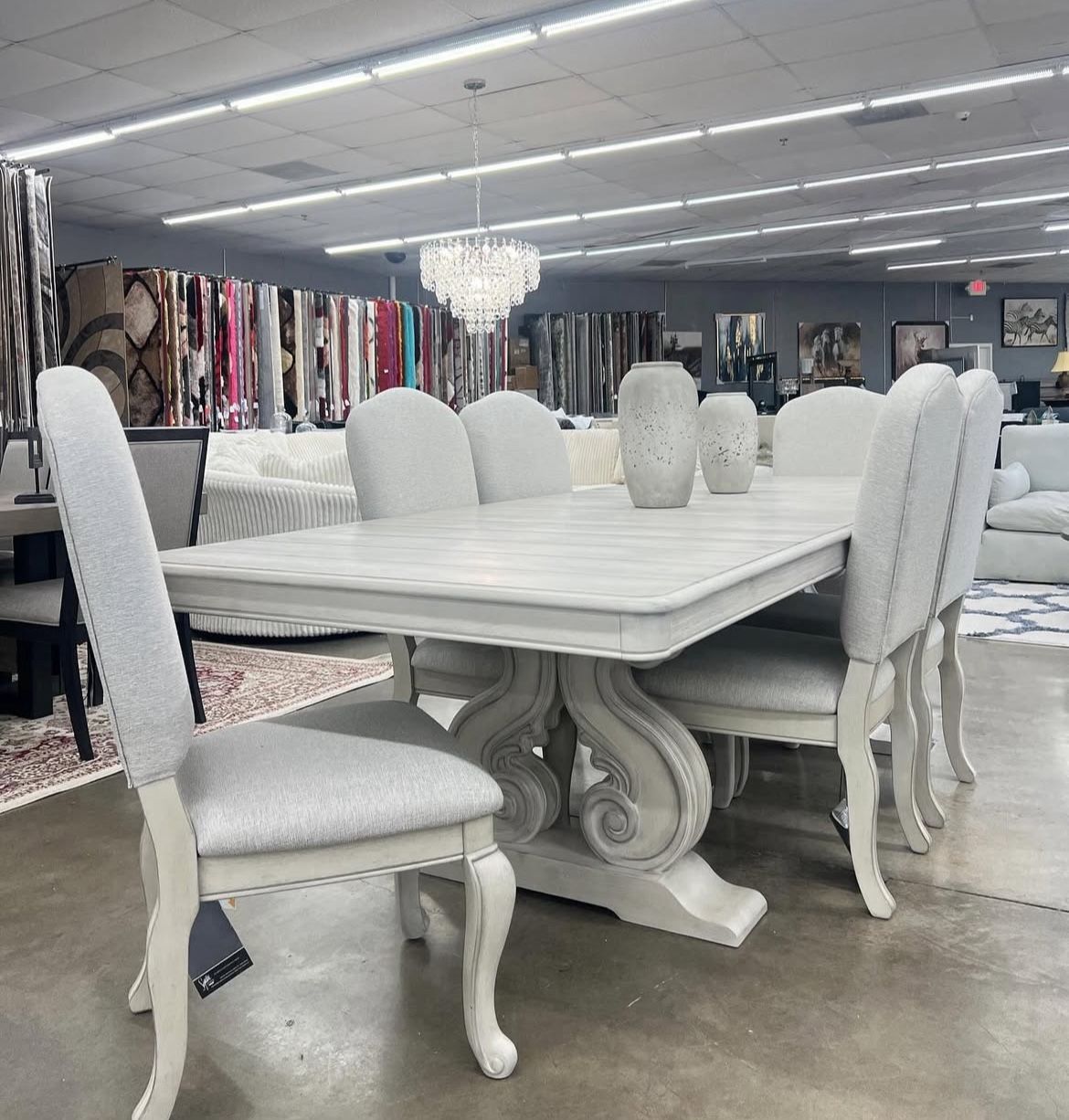 6 Chair Dining Table , No Credit Needed 