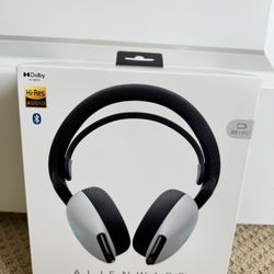 Brand New / Sealed - Alienware Tri-Mode Wireless Gaming Headset AW725H - Wired/Wireless, Bluetooth 5.3, Audio Output - 20 Hz, Mini-Phone (3.5mm), Batt