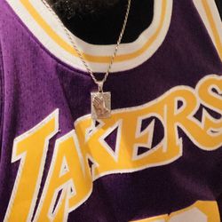 Magic Johnson 32 Lakers Throwback Jersey