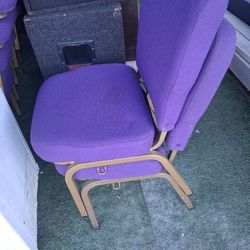 34 Royal Purple Chairs