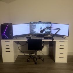 IKEA Desk - ALEX Drawers + LAGKAPTEN Tabletop