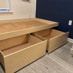 Twin Bed With Drawers
