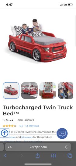 Twin Size Truck Bed Like New !! Comes With Pillow Top Matters 