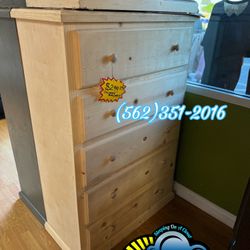 Tall Jumbo Pinewood Chest Color Natural 🪵