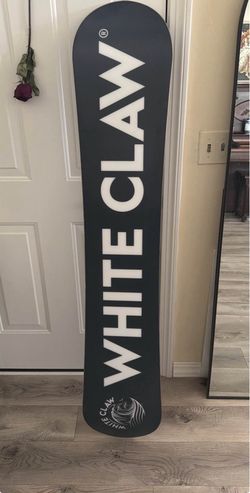 WHite claw snow board