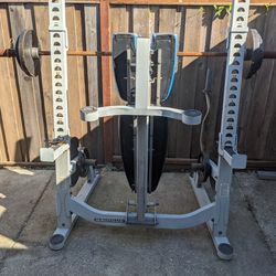 Nautilus Adjustable Weight Bench / Squat Rack