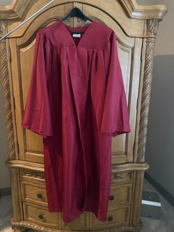 Halloween costume Gown Robe Burgundy color