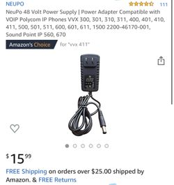 48 volt Power Supply/Adapter