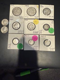 Silver Coin Lot - Numismatics