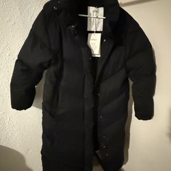 Aritzia Wilfred Long Puffer Coat 