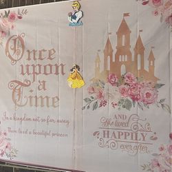 Adornos Y Banner De Las Princesas 