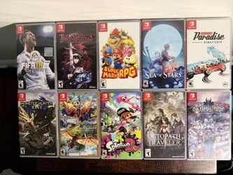 Switch 1 games 