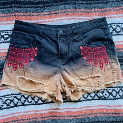 BDG Inspired Vintage Mid-rise Bleached Black Shorts Size 28