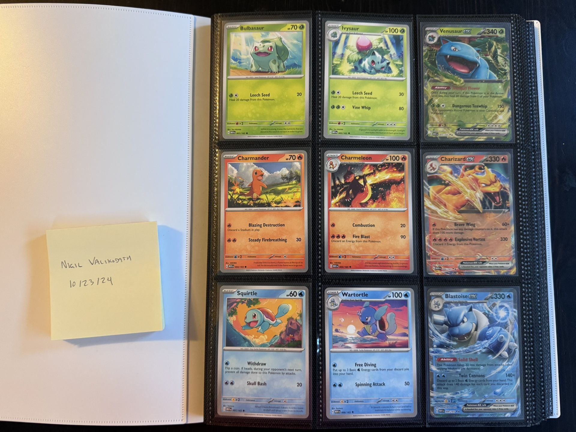 Pokemon 151 Complete base set 165 Out 165 Including All Holos ex Common Uncommon Rare