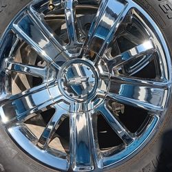 Chevy Silverado Ltz Oem 20 Inch Rims Wheels 