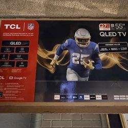 Brand New In Box 55” TV with Mounting Hardware Kit