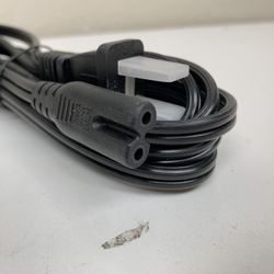 2 prong figure 8 non polarized ac power cord for LED Drivers Laptops 8 Feet Long
